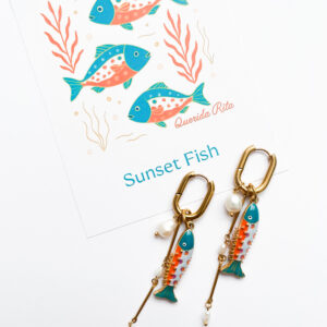 Pendientes SUNSET FISH (par)