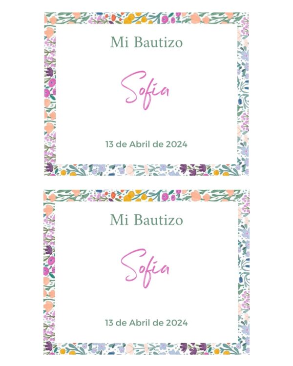 Detalle Vela aromática comunión/bautizo - Imagen 2