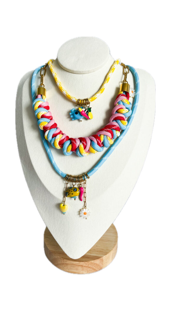 Pack dos collares CANDYLAND yellow&blue - Imagen 3