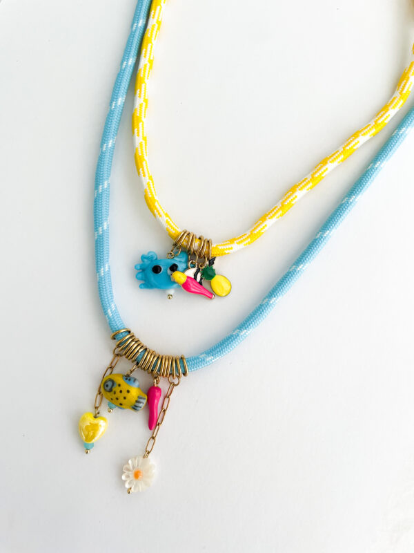 Pack dos collares CANDYLAND yellow&blue - Imagen 2