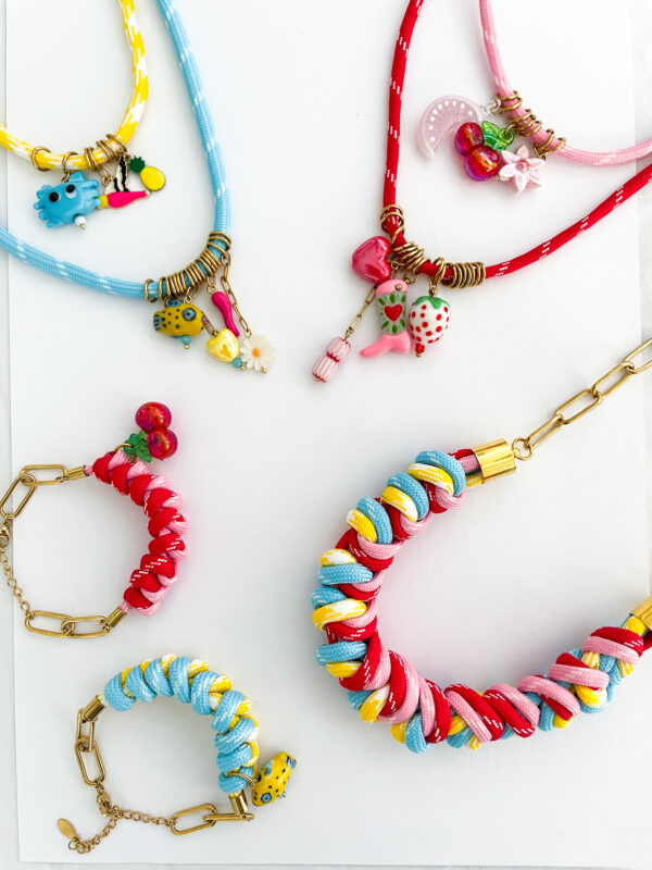 Pack dos collares CANDYLAND yellow&blue - Imagen 4