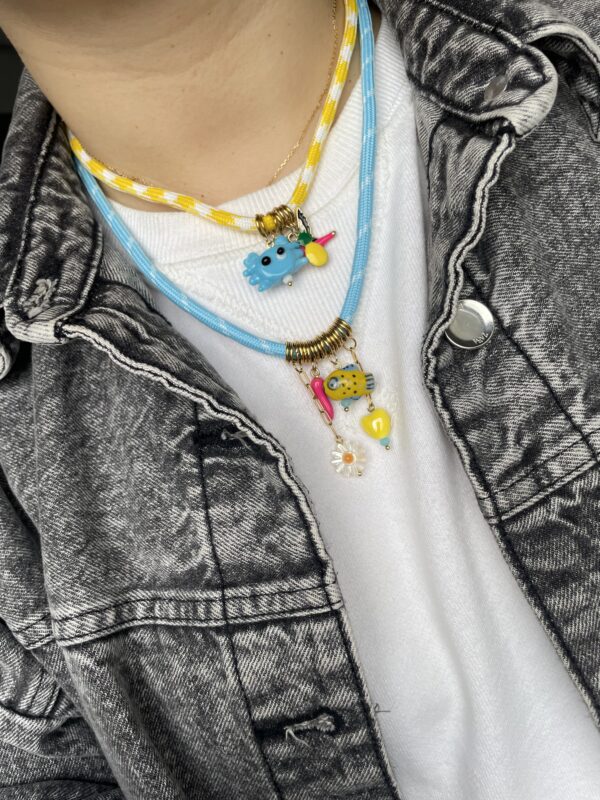 Pack dos collares CANDYLAND yellow&blue - Imagen 4