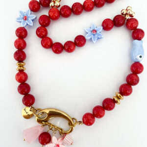 Collar AQUA CHERRY