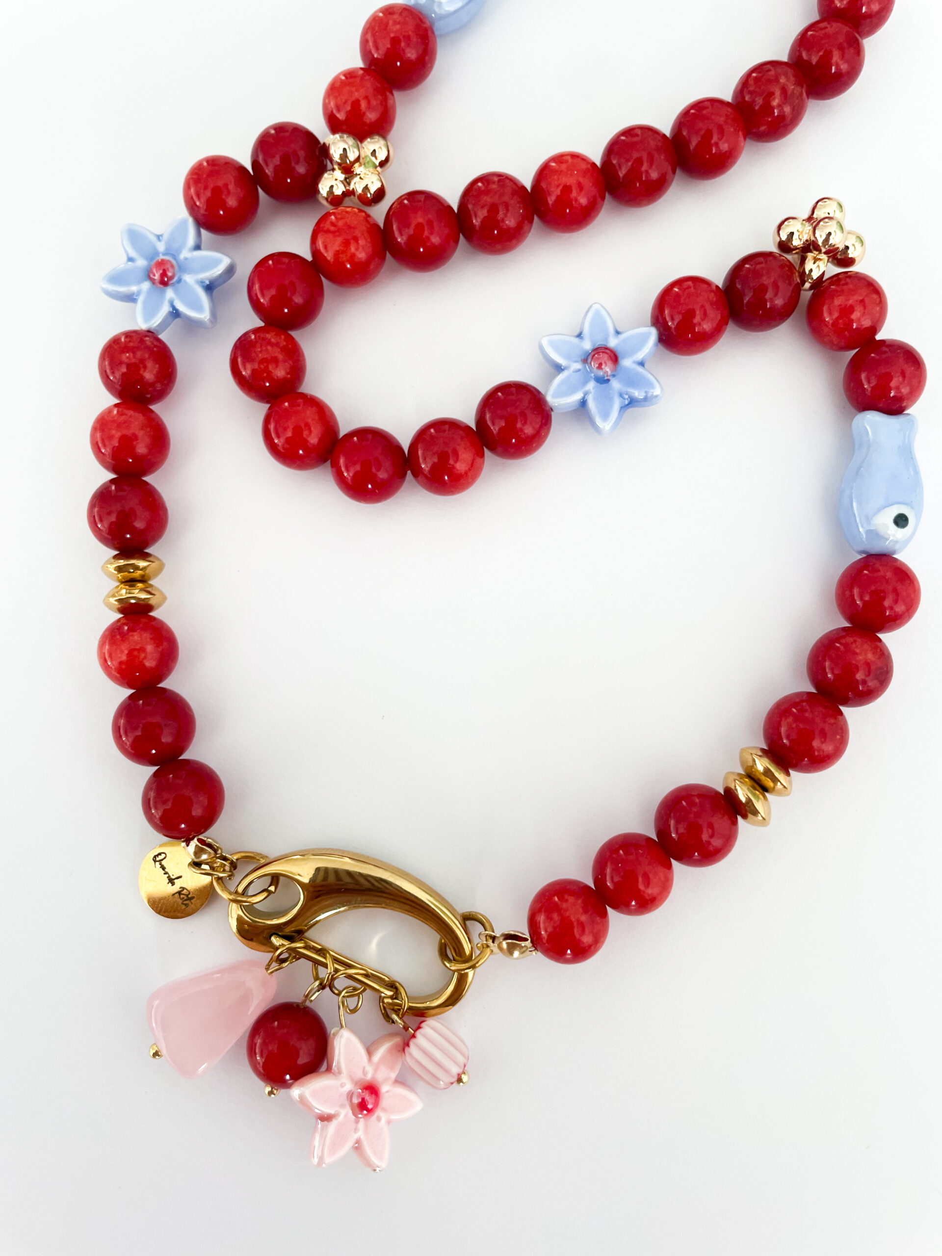 Collar AQUA CHERRY