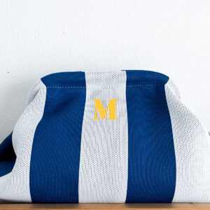 Bolso CAPRI azul/blanco