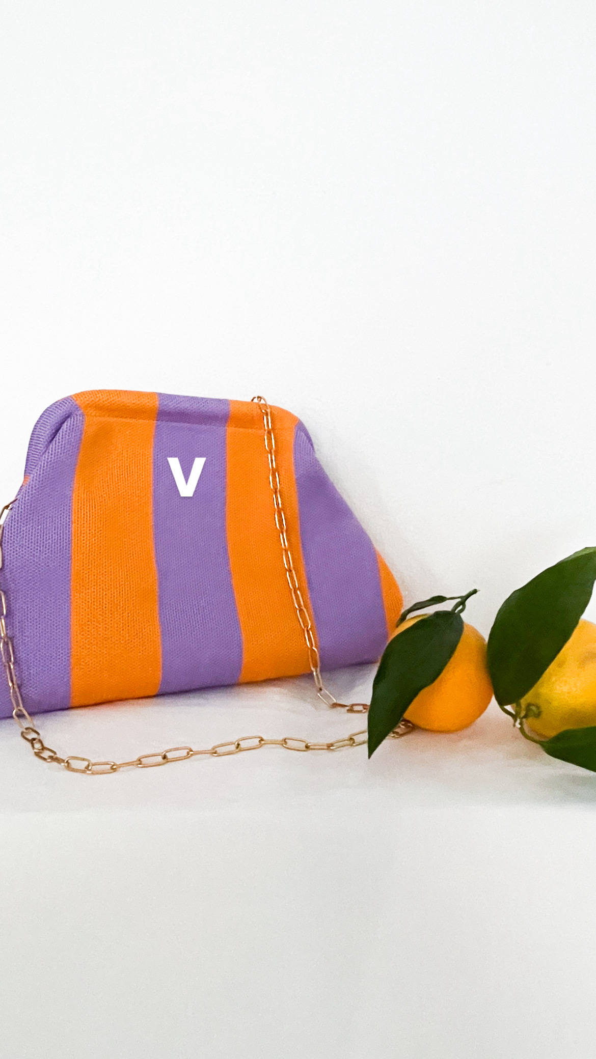 Bolso CAPRI naranja/lila