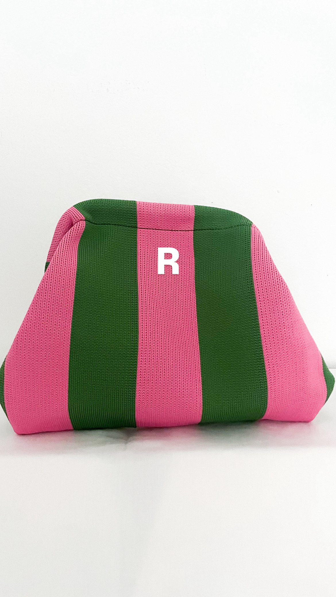Bolso CAPRI verde/rosa