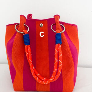 Bolso SAINT TROPEZ naranja/ fucsia