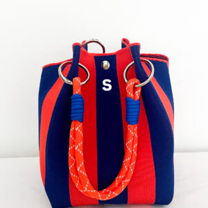 Bolso SAINT TROPEZ azul/ naranja
