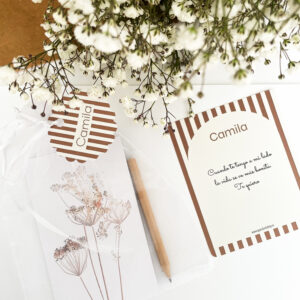 Detalle LIBRETA FLORAL