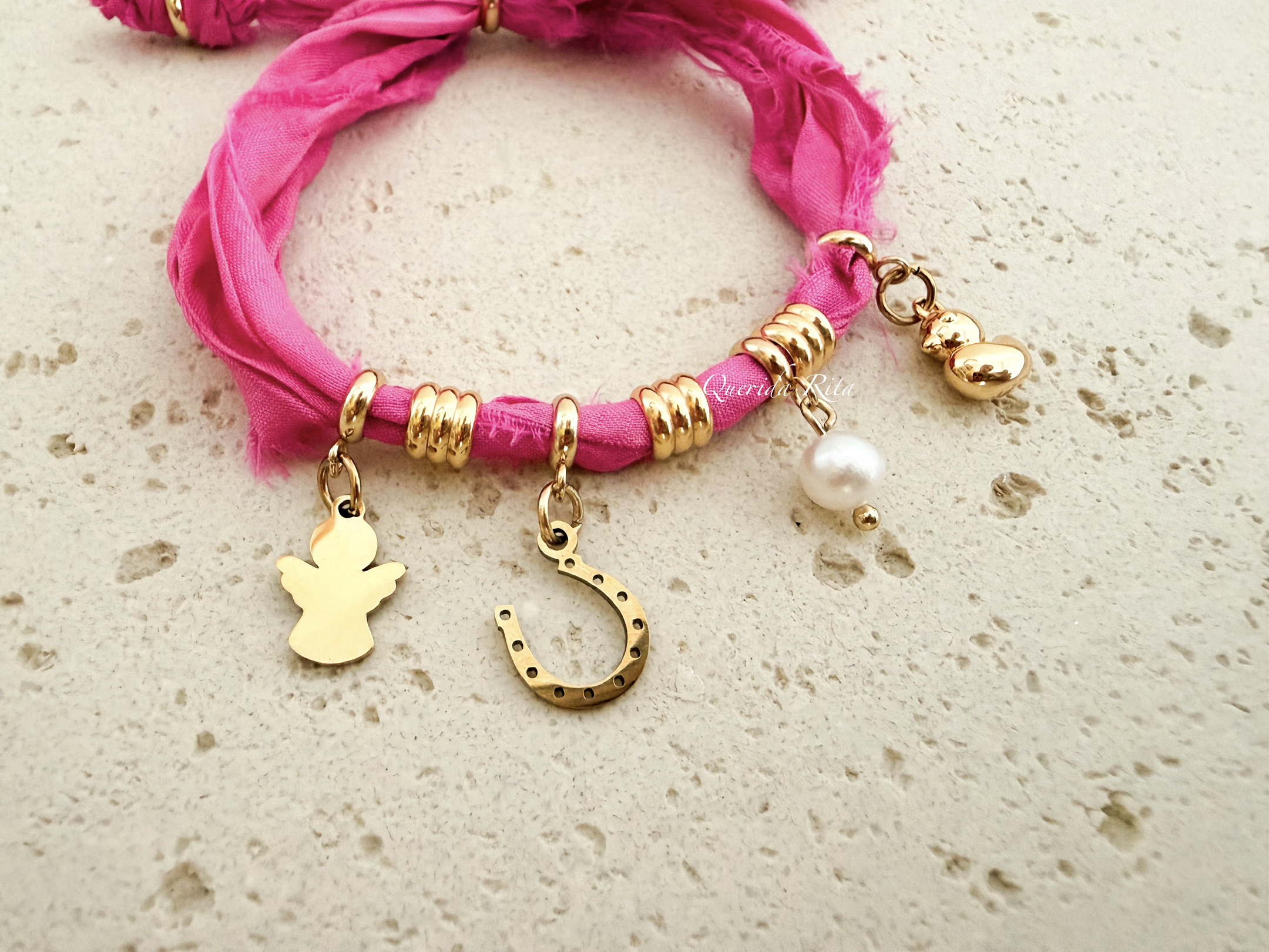 Pulsera Seda Multi Chamrs ( 4 colores) - Imagen 2